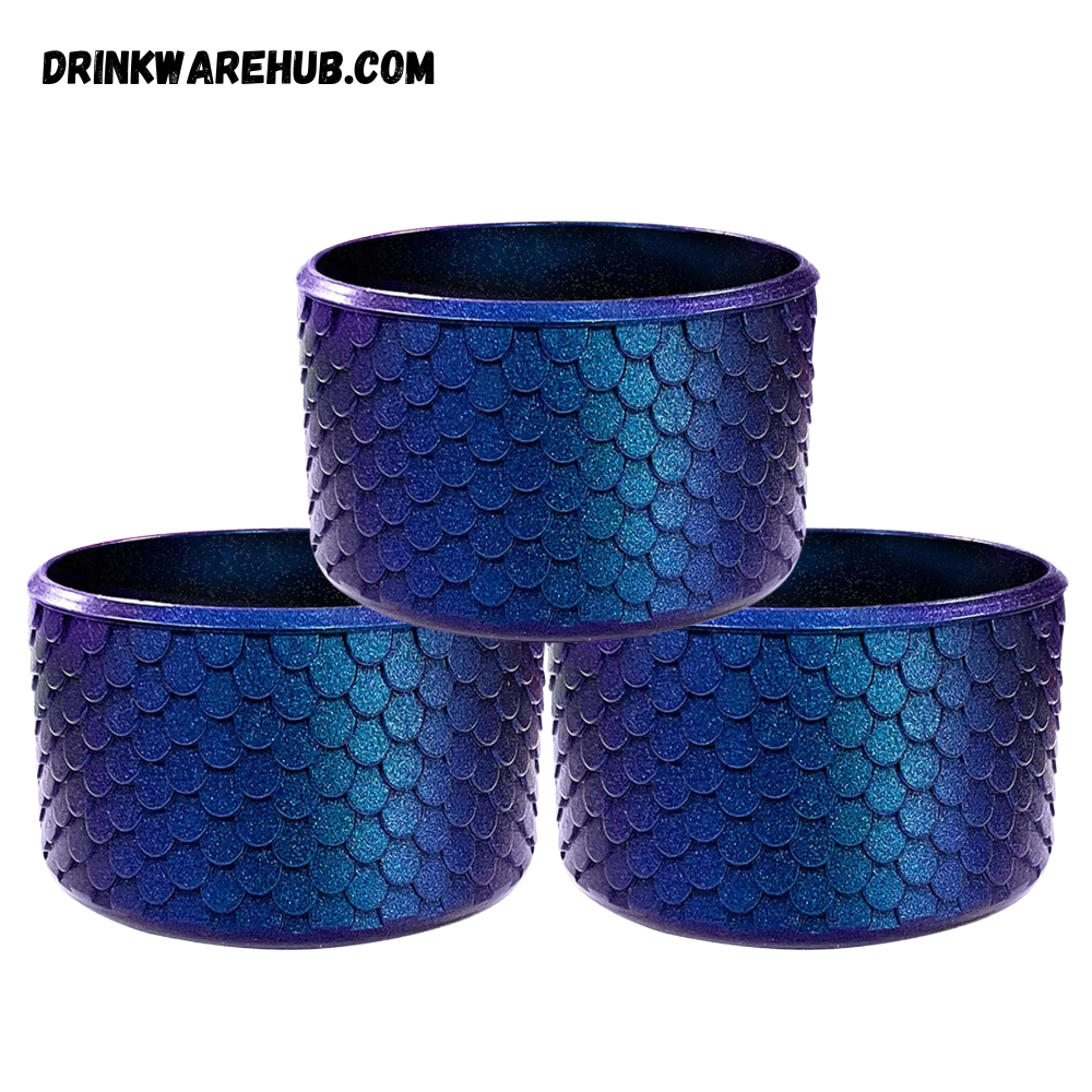 Mermaid Silicone Boot for Stanley 40oz Tumbler – Dark Blue