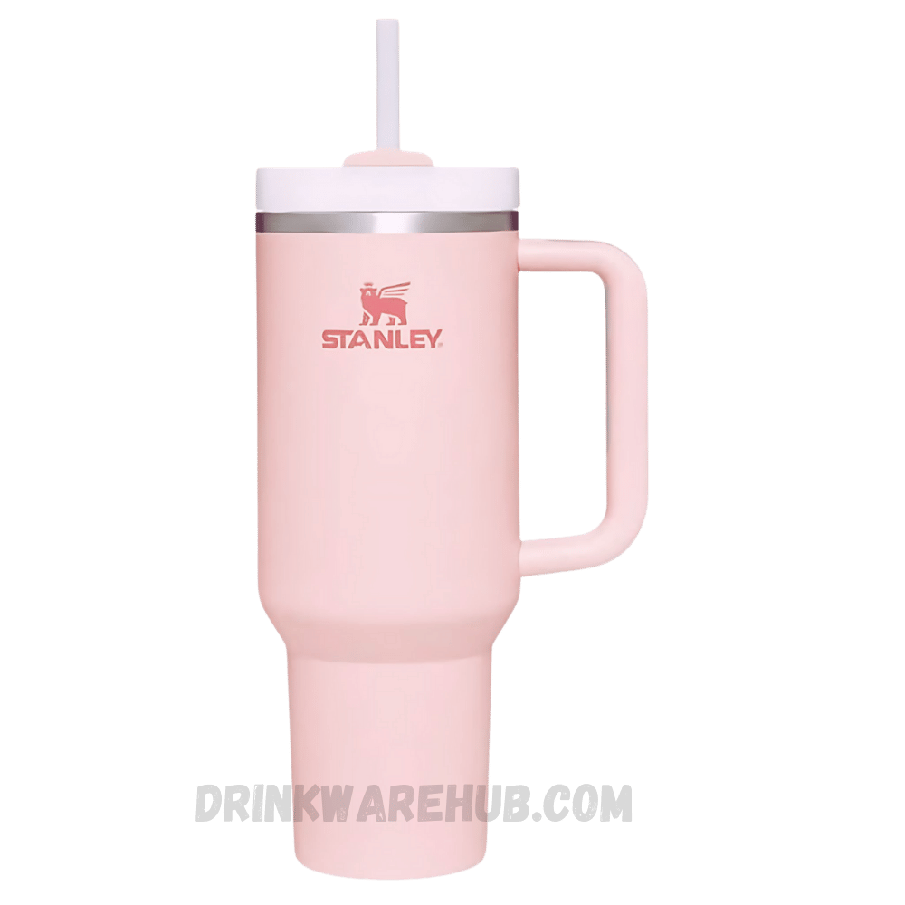 Stanley Tumbler Pink 40 OZ – Classic insulated tumbler in a soft pink shade. Keeps drinks hot or cold for hours, perfect for daily hydration, travel, and gifting.