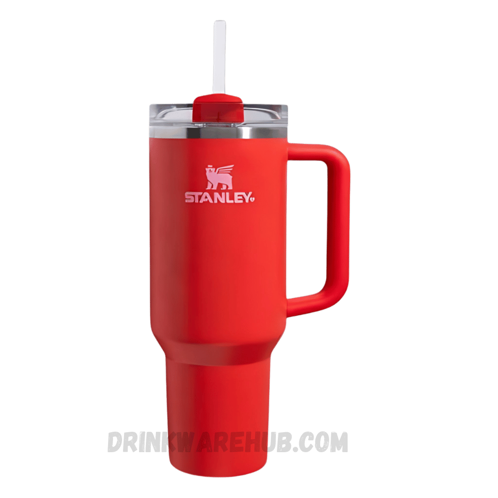 Stanley Tumbler Red 40 OZ – Classic insulated tumbler in a bold red color. Perfect for keeping beverages hot or cold for hours, ideal for everyday use, travel, and gifting.