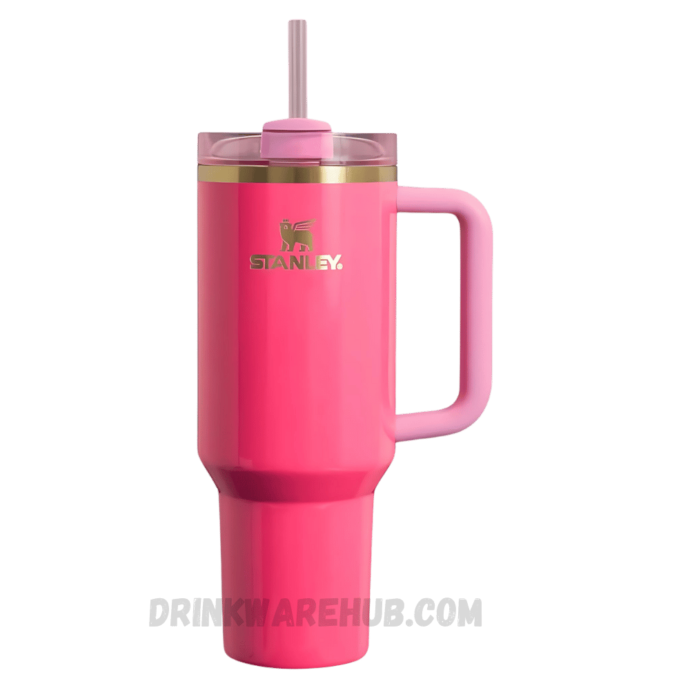 Stanley Tumbler Watermelon Red 40 OZ – Refreshing insulated tumbler in a vibrant watermelon red color. Keeps drinks hot or cold for hours, perfect for summer vibes, travel, and daily hydration.