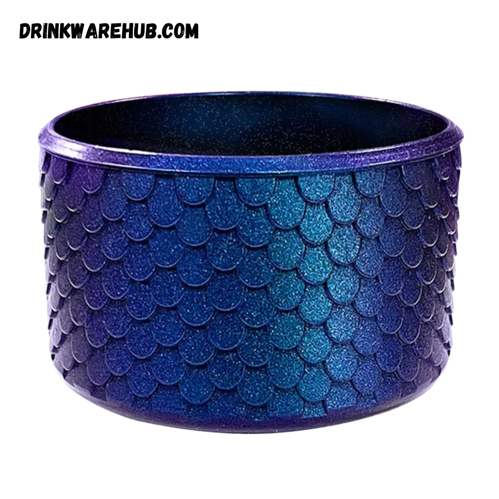 Mermaid Silicone Boot for Stanley 40oz Tumbler – Dark Blue