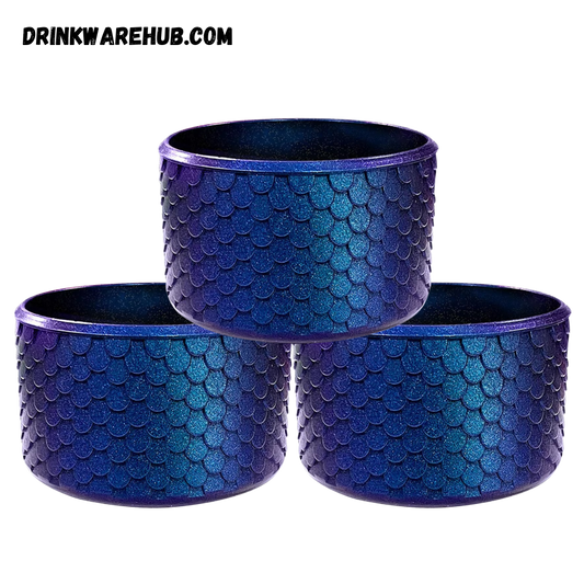 Mermaid Silicone Boot for Stanley 40oz Tumbler – Dark Blue
