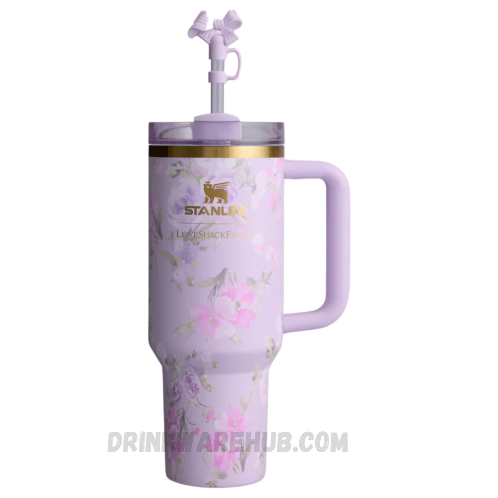 Stanley X LoveShackFancy 40 OZ Tumbler Rosa Beaux Pink