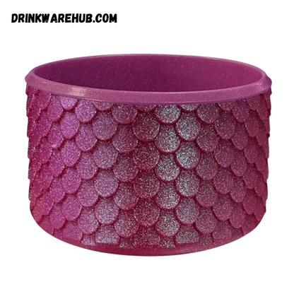 Mermaid Silicone Boot for Stanley 40oz Tumbler – Wine Red