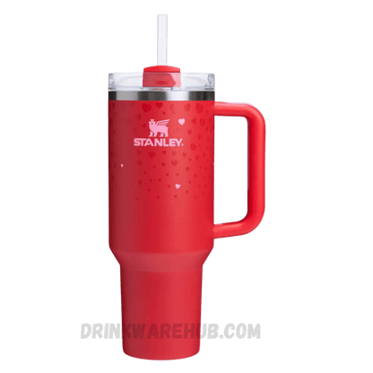 Stanley Tumbler Target Red Valentine's Day 40 OZ – Limited edition vibrant red tumbler designed for Valentine’s Day. Insulated to keep drinks hot or cold, perfect for gifting and daily use.