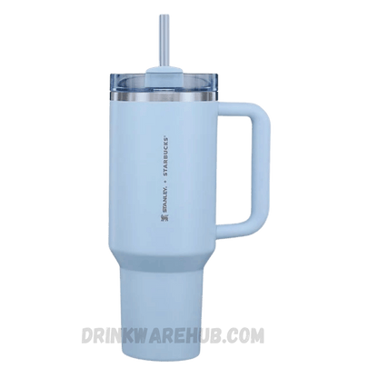 Stanley Quencher Flowstate Mug X Starbucks Spring Blue 40 OZ – Exclusive Starbucks collaboration featuring a refreshing spring blue insulated cup. This Stanley Flowstate Quencher keeps drinks hot or cold for hours, ideal for daily hydration, travel, and collectors.