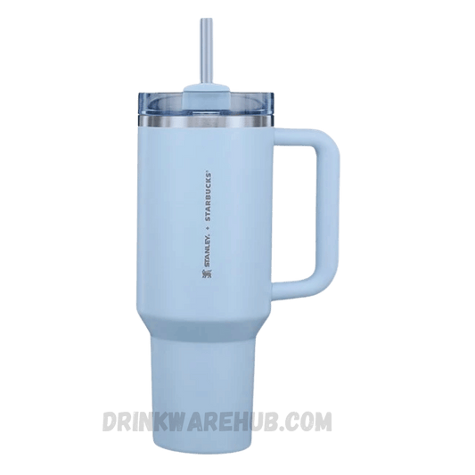 Stanley Quencher Flowstate Mug X Starbucks Spring Blue 40 OZ – Exclusive Starbucks collaboration featuring a refreshing spring blue insulated cup. This Stanley Flowstate Quencher keeps drinks hot or cold for hours, ideal for daily hydration, travel, and collectors.